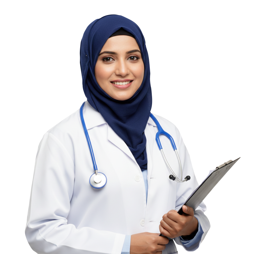 Healthcare professional representing Orbitacare
